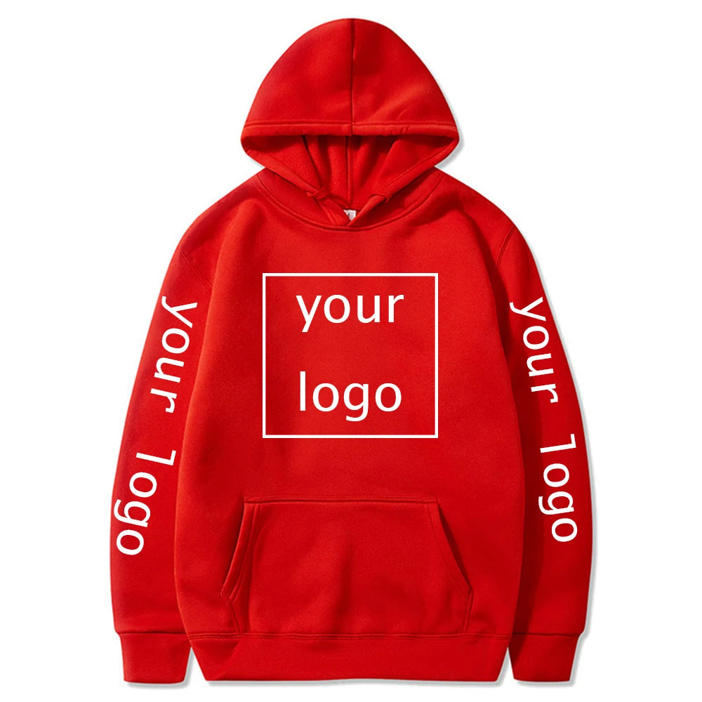 Hoodies Anime New Custom Hoodies Diy Logo Image Print Clothing Customized Sport Casual Sweatshirt Hoodie Pullover Size Xs-4Xl