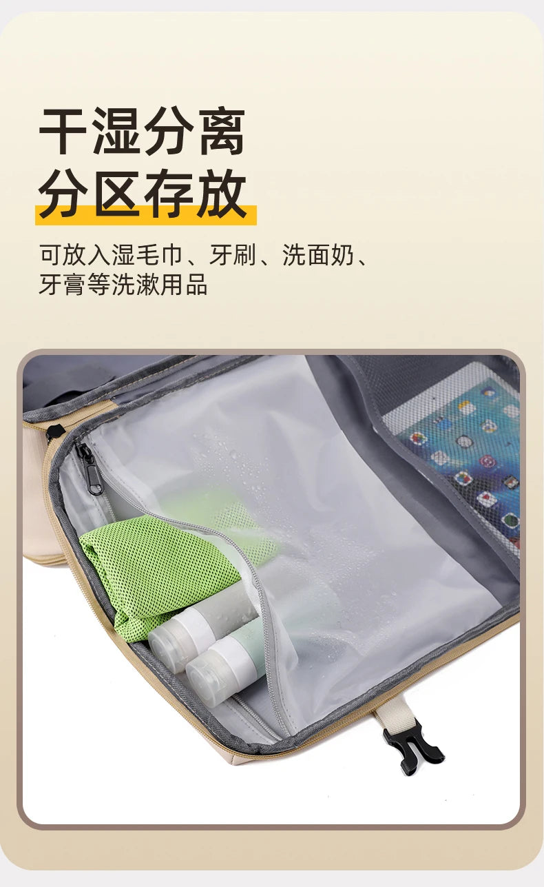 Backpack. Suitable for business trips, travel, and daily commuting. It is a multifunctional and large - capacity computer backpa