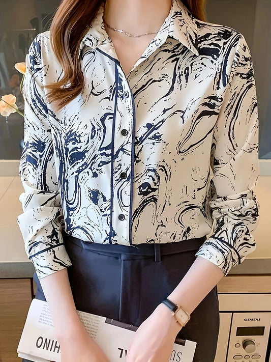 Fashion ladies shirts New elegant Women Blouses Long Sleeve Button-Down Tops blusa mujer