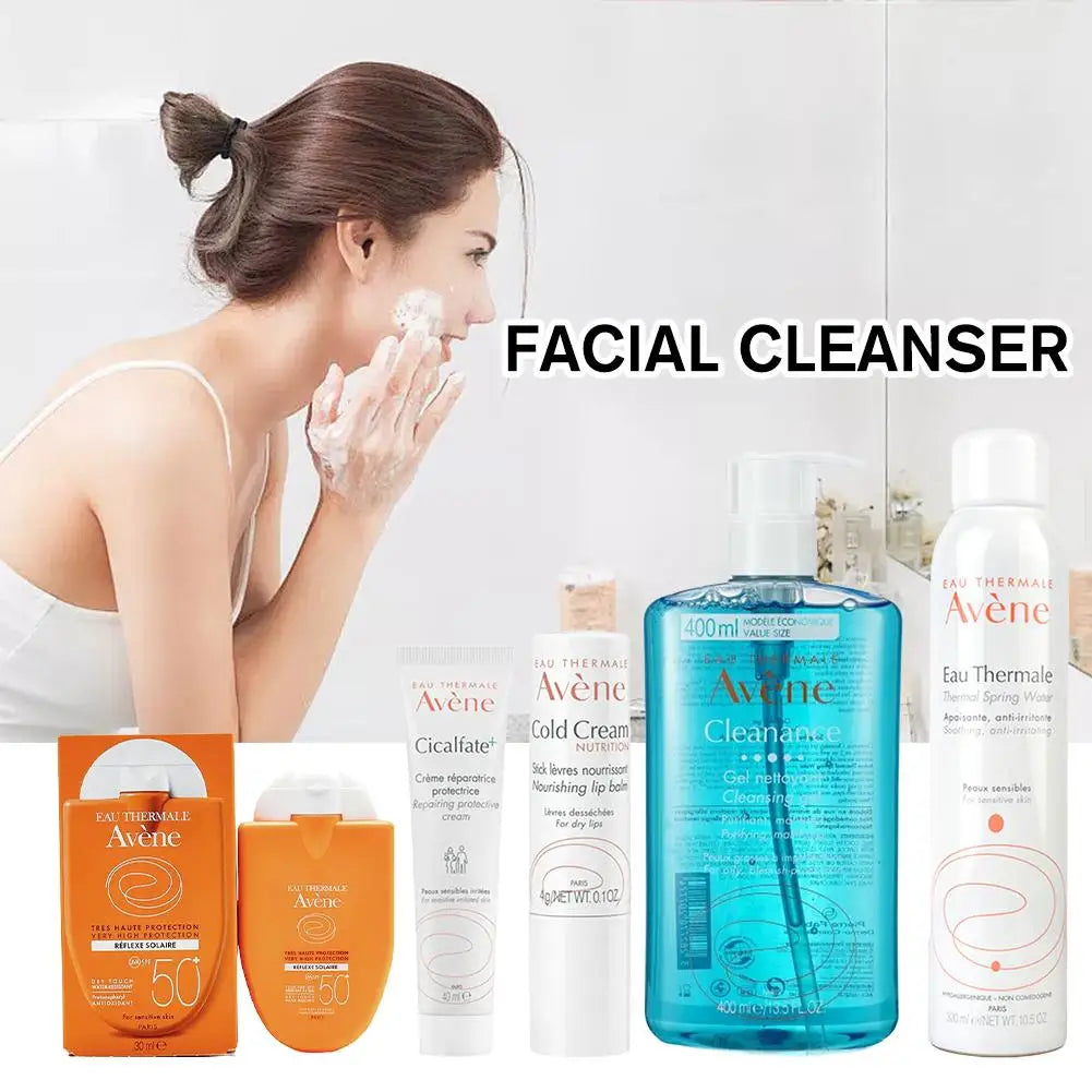 Skin Care Set Removes Face Dirt Whitening Cream Deep Cleansing Cleanser Cleansing The Face Moisturizing Facial Cleanser Skincare