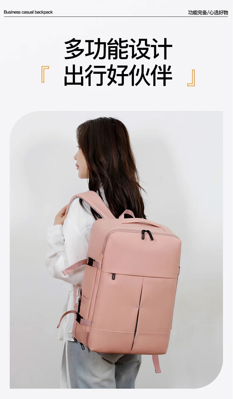 Backpack. Suitable for business trips, travel, and daily commuting. It is a multifunctional and large - capacity computer backpa