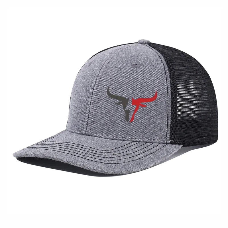 Spring and Summer Hip Hop Caps Fashion Men's Mesh HatAdjustable Street Dance Baseball Hat Unisex Fishing Hat Truck Cap A Sun Hat