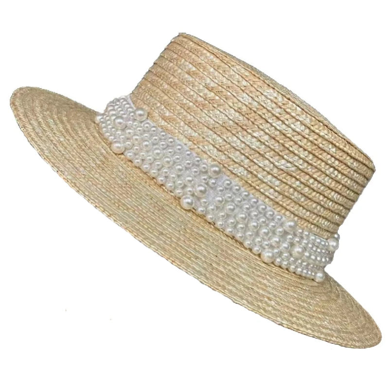 Summer Beach Sunshade, Sun Hat, Tourist Vacation Flat Top Hat, Travel Hat, Women's Hat