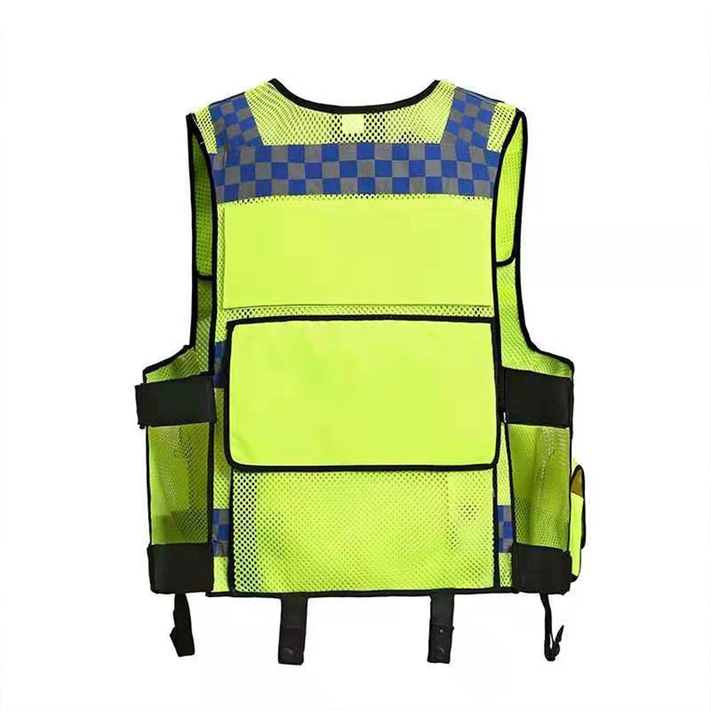 Safety Vests High-Quality Multi-Pocket Multifunctional Protection Vest Construction Site Security Duty Uniforms Working Clothes
