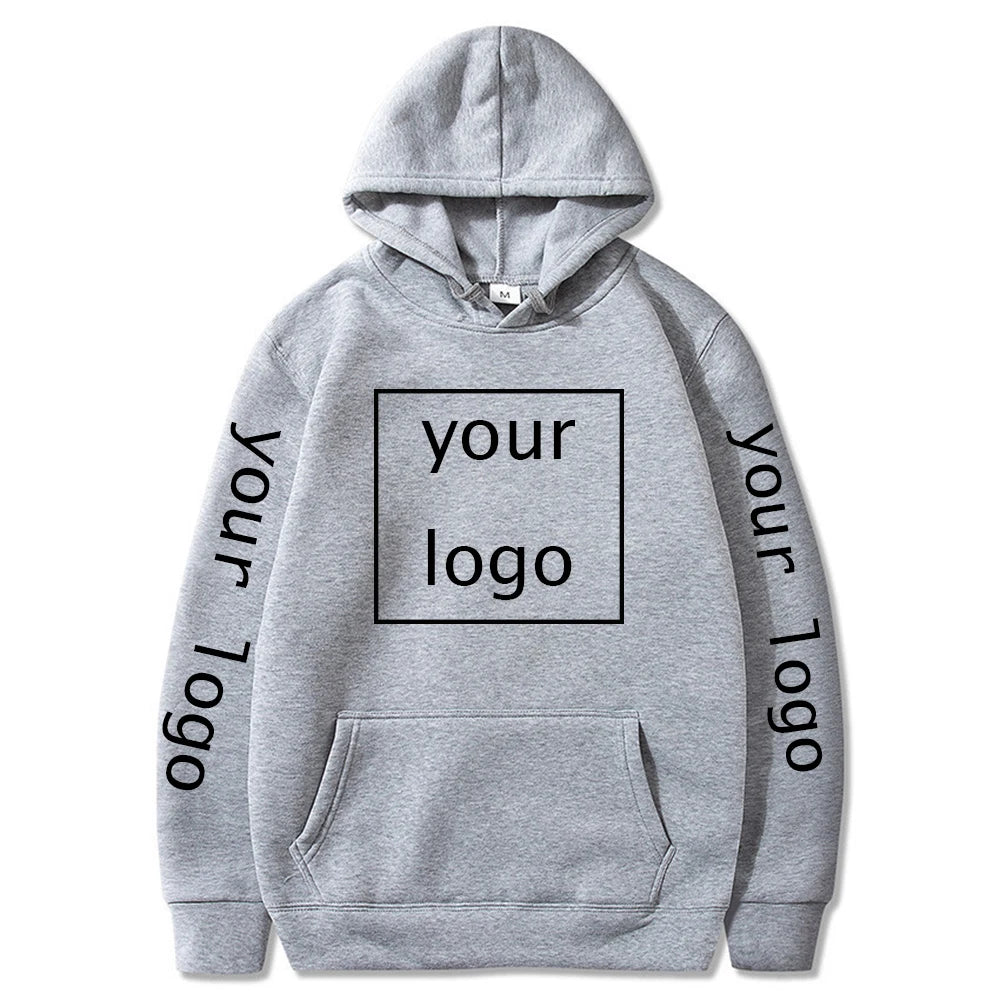 Hoodies Anime New Custom Hoodies Diy Logo Image Print Clothing Customized Sport Casual Sweatshirt Hoodie Pullover Size Xs-4Xl