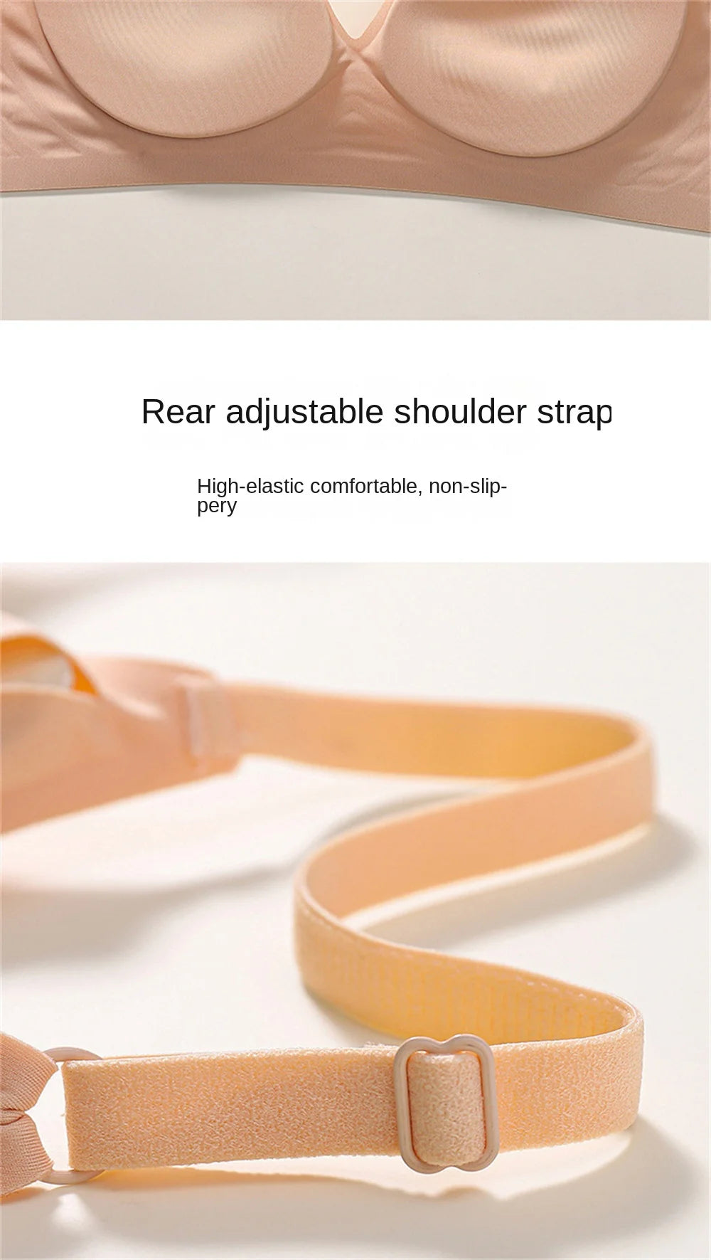 Externally Supported Bra For Woman Breathable Without Steel Ring Gathered Thickened Bra Enhancer Bra Push Up Bra Sexy Lingerie
