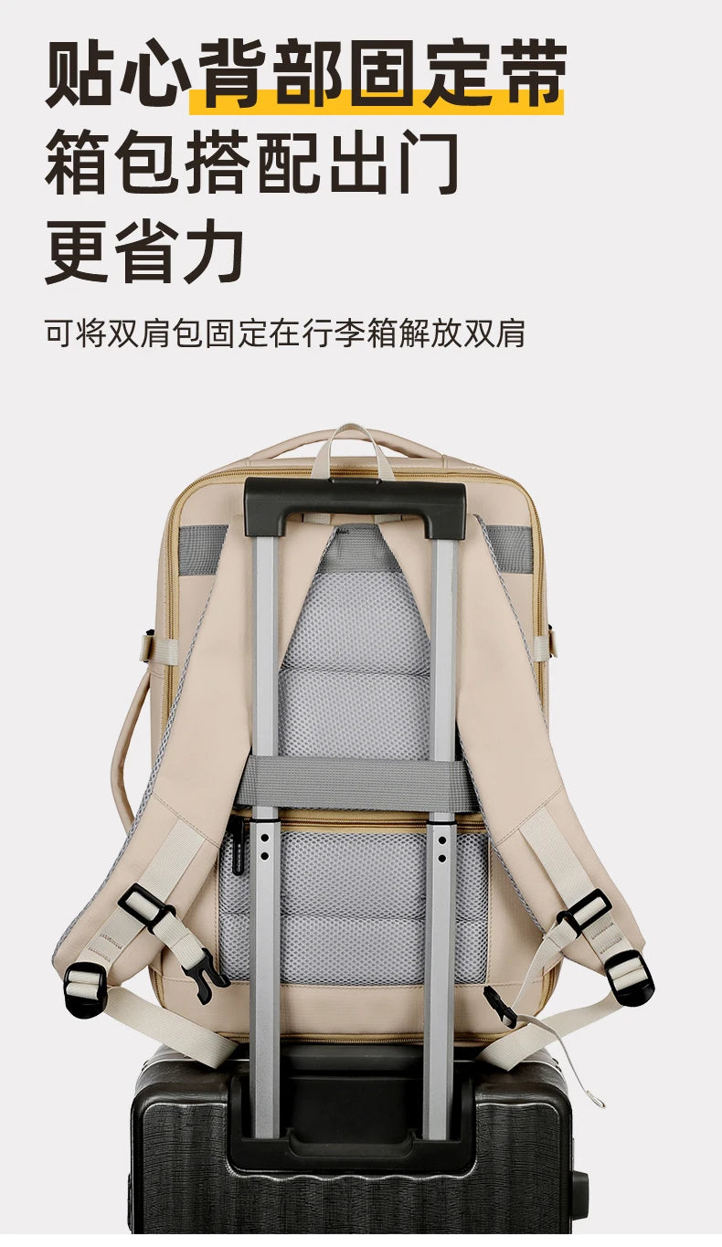 Backpack. Suitable for business trips, travel, and daily commuting. It is a multifunctional and large - capacity computer backpa