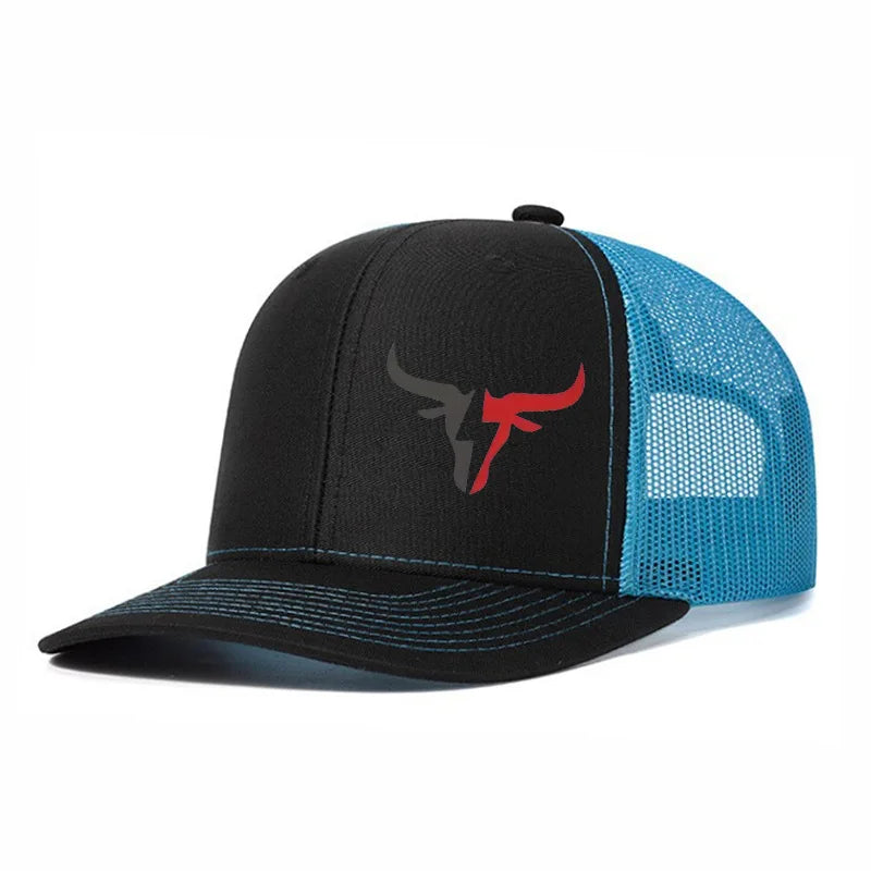 Spring and Summer Hip Hop Caps Fashion Men's Mesh HatAdjustable Street Dance Baseball Hat Unisex Fishing Hat Truck Cap A Sun Hat