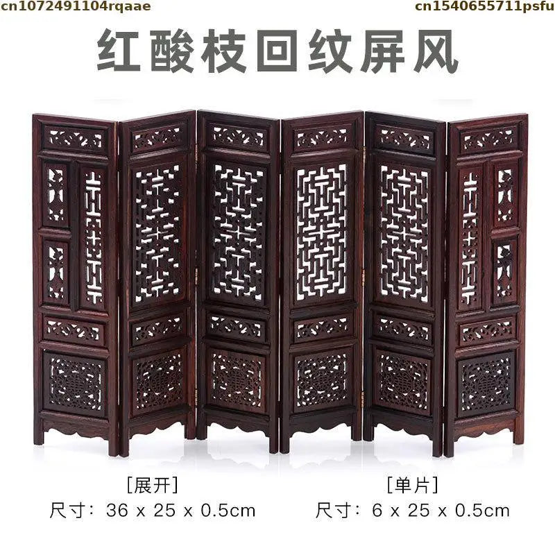 Mini Furniture Models Miniature Antique Rosewood Ornaments Chinese Handicrafts Doll Houses Photographed Scene Props