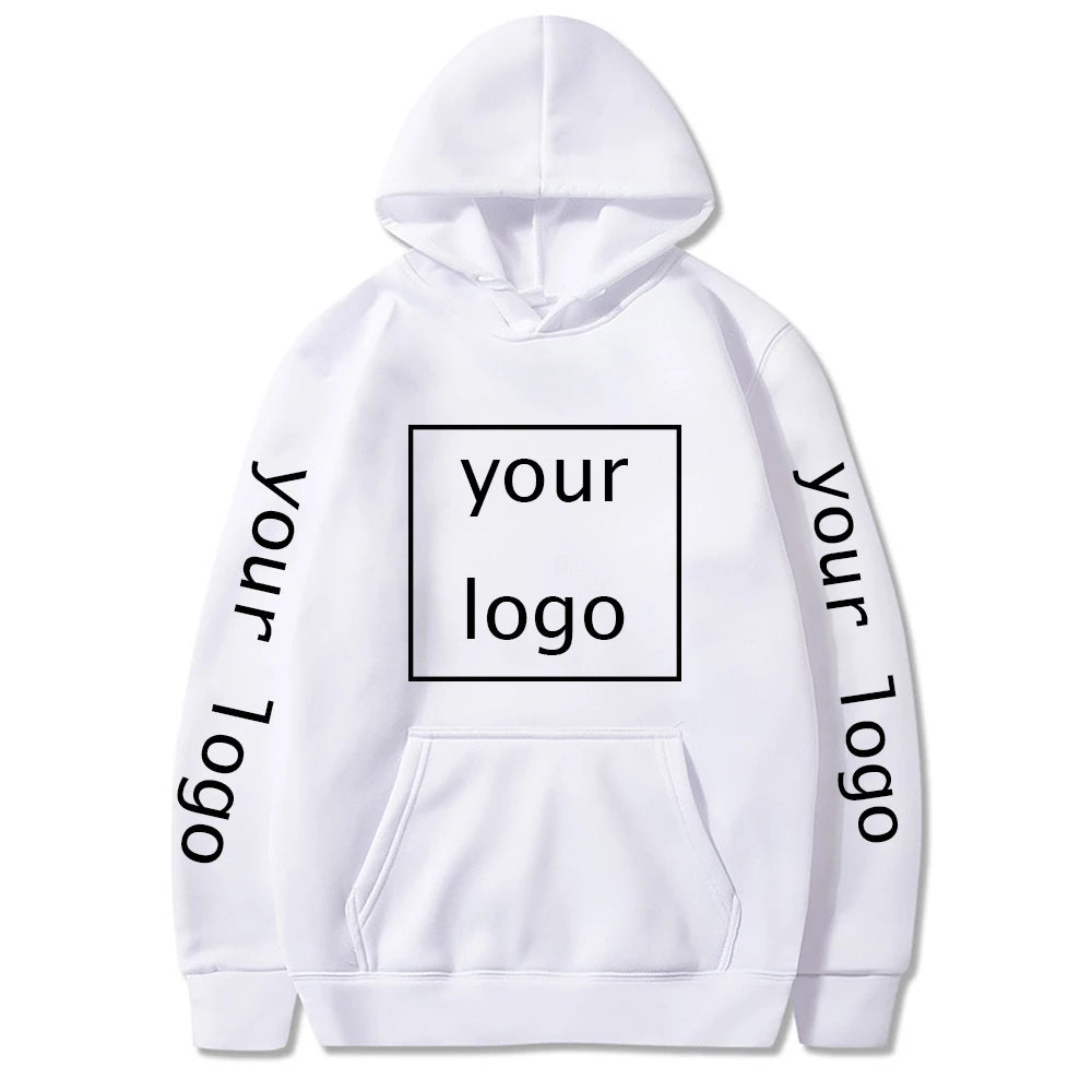 Hoodies Anime New Custom Hoodies Diy Logo Image Print Clothing Customized Sport Casual Sweatshirt Hoodie Pullover Size Xs-4Xl