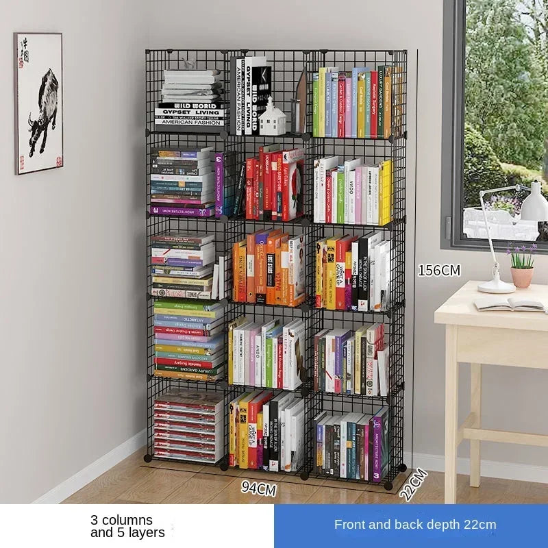 Furniture Bookstore Shelf Floating Bookshelf Bookcase For Books Home Storage Toy Desk Organization Room Shelves Mobile Library