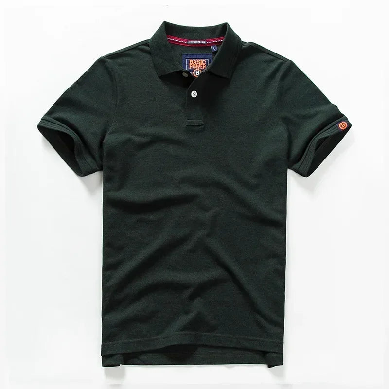 Shirts for Men 2025 Streetwear Fashion Summer Men Lapel Cotton Golf Wear Tops Luxury Polos Oversized Shirts and Blouses T-shirts