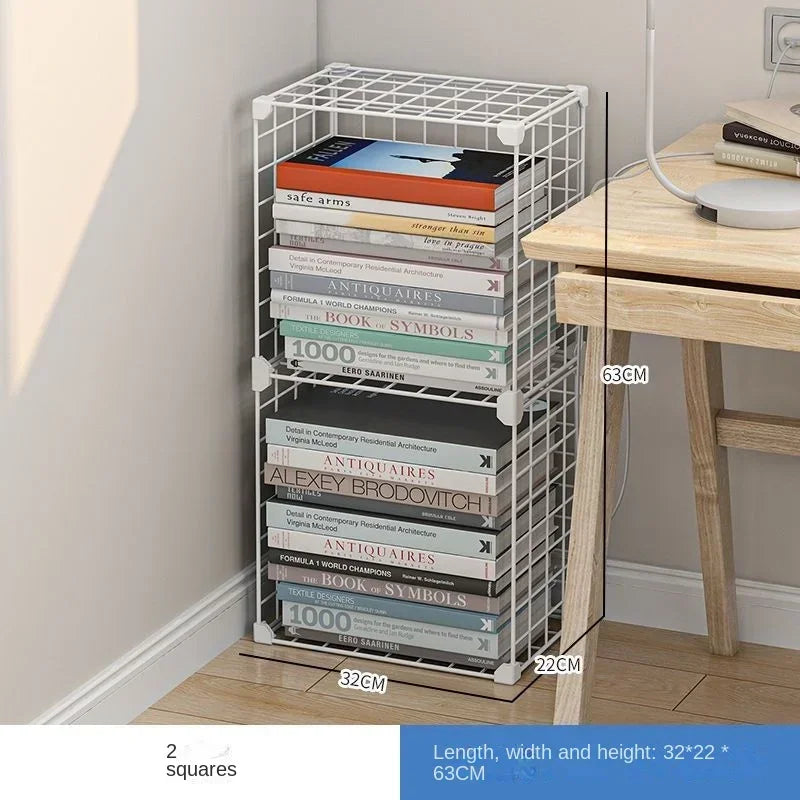 Furniture Bookstore Shelf Floating Bookshelf Bookcase For Books Home Storage Toy Desk Organization Room Shelves Mobile Library