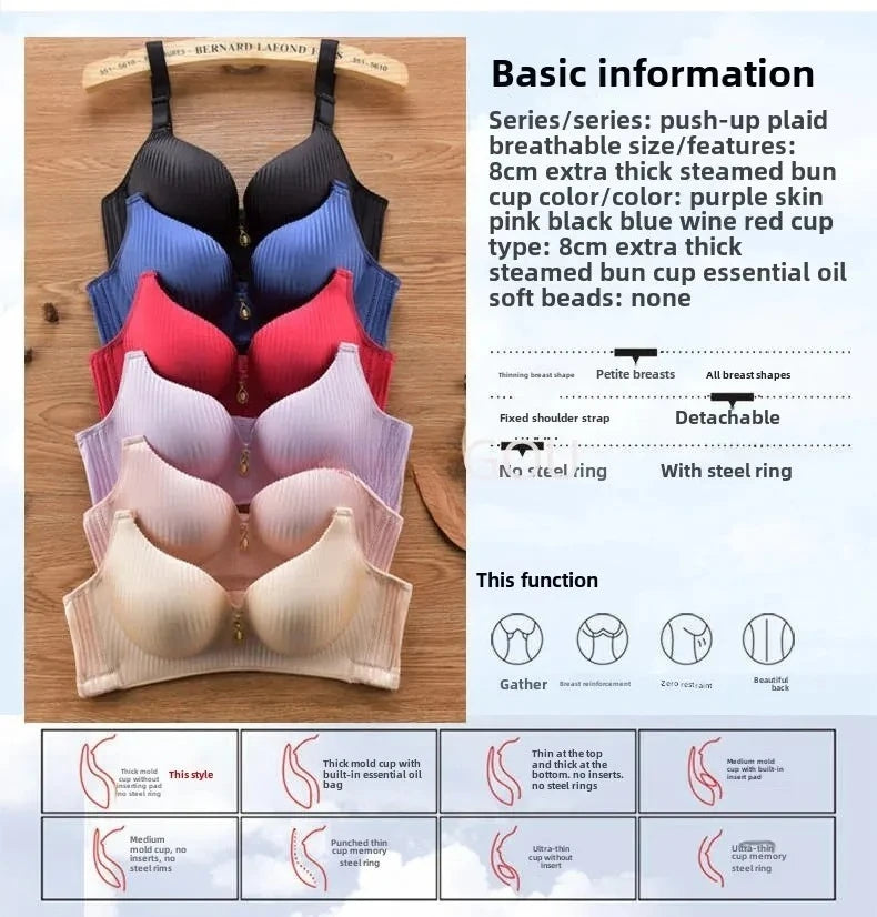Bras for women Wireless Push Up Bra Extreme Lift Seamless No Underwire 8cm Thick Padded Adjustable Straps Comfort Sexy Lingerie