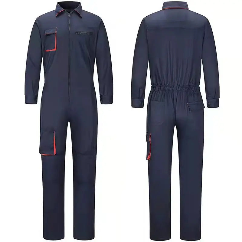 Work Overall Uniform Men‘s Working Coverall Welding Suit Car Repairmen Workshop Jumpsuit Mechanic Uniform Workwear overol hombre