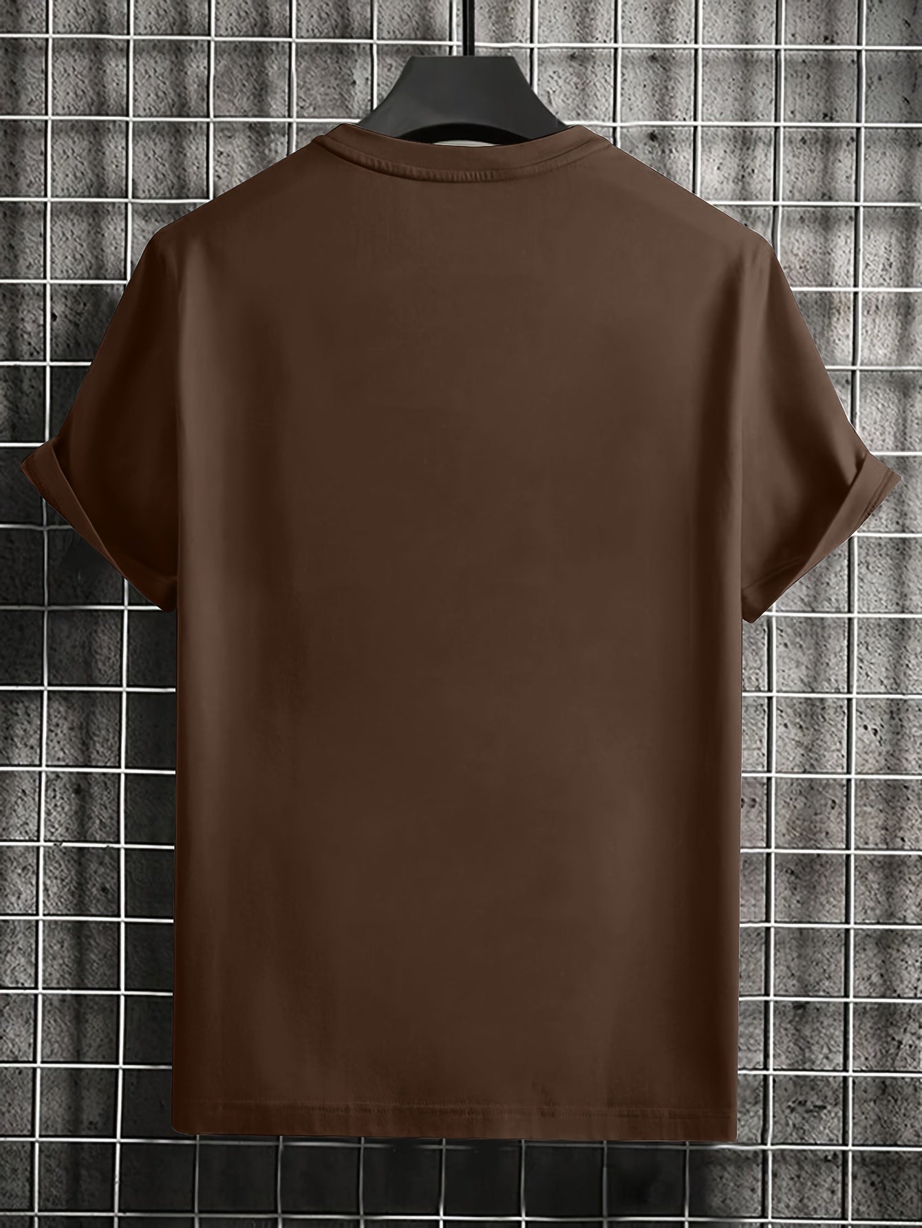 Letter Print, Men's Graphic Design Crew Neck T-shirt, Casual Comfy Tees Tshirts For Summer, Men's Clothing Tops For Daily Vacation Resorts